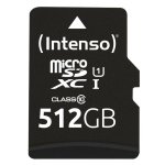 Scheda di memoria Intenso microSD 512GB UHS-I Performance CL10