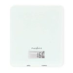Báscula electrónica de cocina Nedis KASC800WTW 5 kg Blanco