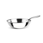 Sartén para wok Lacor TriChef 28 cm aço inoxidável alumínio