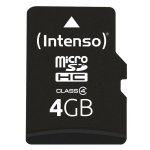 Carte mémoire Intenso 3403450 MicroSDHC 4 Go Classe 4 résistante