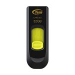 Unidad flash USB Team Group C145 32 GB USB tipo A 3.2 Gen 1 deslizable negro amarillo