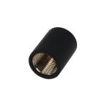 Flüssigkeitskühlung Alphacool 17048 Messingverbinder schwarz 1/4" Innengewinde