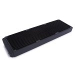 Flüssigkeitskühlung Alphacool ES Aluminium 420 mm 3 Lüfter Schwarz