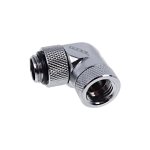 Refrigeration Liquide Alphacool 17261 1/4" 90° Connecteur Mâle/Femelle Nickel Argent