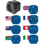 Multipresa Brennenstuhl 7 adattatori con messa a terra e custodia