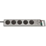 Multiprise Brennenstuhl Super-Solid Line 5 prises avec interrupteur et protection enfant