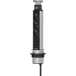 Multipresa Brennenstuhl 1396200013 3 prese AC 2 m con 2 USB-A e protezione bambini