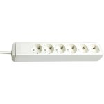 Multiprise Brennenstuhl Eco-Line 6 prises, câble 1,5 m et protection enfant, fiche coudée