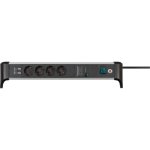 Régua de tomadas Brennenstuhl 1391020410 4 tomadas USB-A com proteção e interruptor