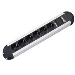 Multipresa Bachmann PRIMO 6 prese 1,75 m con protezione e design resistente