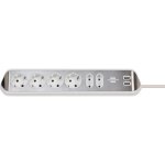 Régua de tomadas Brennenstuhl 1153590620 6 tomadas USB-A 3,1 A com proteção infantil