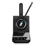 Auriculares EPOS IMPACT SDW 5066 sans fil DECT avec annulation de bruit, micro et serre-tête noir