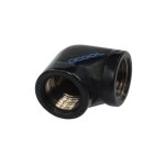 Wasserkühlung Alphacool Messing Anschluss Schwarz 18 mm 90° Winkel