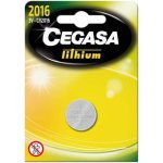 Cegasa 21481 Pila de botón litio CR2016 3V