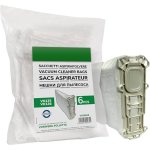 Pack De 6 Bolsas De Microfibra Compatibles Con Aspiradoras Folletto Vk135 Y Vk136