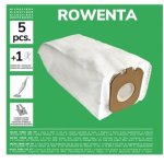 Pack De 5 Bolsas De Microfibra Compatibles Con Aspiradoras Rowenta Powerline, Powerline Extreme