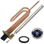 Resistencia Curva 1500w + Ánodo + Junta Termos Cointra Thermor Ariston