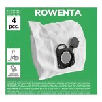 Pack De 4 Bolsas De Microfibra Compatibles Con Aspiradoras Rowenta Compact Power, Power Xxl