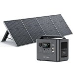 Station d’énergie AFERIY P010 512Wh Batterie LiFePO4 8 ports AC, DC, USB Écran LCD Chargeur solaire Fonction UPS