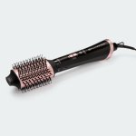 Spazzola Modellante Bellissima Volume Dry & Style 1000W Ceramica Ionica 2 Temperature Nero Rosa