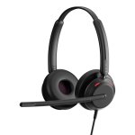 Auriculares EPOS IMPACT 760 con cable USB-C y adaptador USB-A para llamadas y música negros
