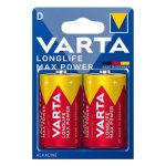Alkaline Batterie VARTA Longlife Max Power LR20 (D) 1,5V - 2 Stück
