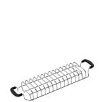 Grille de réchauffement Smeg Acier inox compatible TSF02