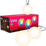 Pack de 3 luminárias LED globulares inteligentes para exterior INNR OGL 130 C