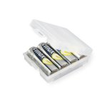 Batteriefach Ansmann 4000740 Transparent Weiß 4 AAA/AA