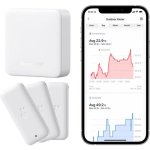 Temperatur- und Feuchtigkeitssensor SwitchBot Wi-Fi mit Hub Mini Radio