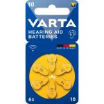 Hörgerätebatterie VARTA 10 PR70 Zinc-Aire 1,45 V 6 Stück
