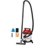 Aspirapolvere Industriale Einhell TC-VC 1812/1 S 1250W 12L Rosso Acciaio