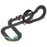 Conjunto de pistas y vehículo Carrera Mario Kart Mach 8 1:43 Negro/Rojo