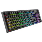 Tastatur Sharkoon OfficePal KB70W Silent lineares mechanisches RGB Deutsch