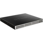Interruptor de red D-Link DGS-3630 48 puertos Gigabit PoE+ 370W capa 3 apilable
