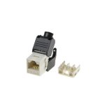Conector Keystone Phasak PHK 2220 Cat.6 UTP Toolless Blanco