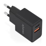 Cargador GaN Aisens A110-1026 20W USB-C PD3.0/USB-A QC3.0
