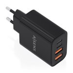 Carregador GaN Aisens 32W 2xUSB-C PD3.0 2xUSB-A Preto