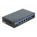 DeLOCK 87765 Gigabit Switch 4 PoE+ Ports SFP