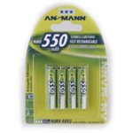 Pile Rechargeable AAA Ansmann Blister 4x 550 mAh NiMH 1,2 V