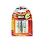 Wiederaufladbare C-Batterie Ansmann maxE C 4500mAh NiMH 2er Set