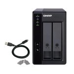 Disco Duro externo QNAP 2 Bahías USB 3.2 Gen 2 TR-002 RAID Hot-Swap