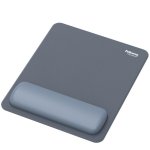 Mausmatte Fellowes Breyta mit Handgelenkauflage Aquamarin monochrom