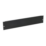 Blende vorn Phasak 2U für 19-Zoll-Rack schwarz