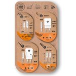Expositor de cargadores GaN y cables Tech One Tech con 4 ganchos y 16 productos