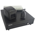 Pack POS Approx con impresora térmica 80mm, cajón portamonedas y lector de códigos