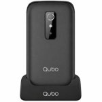 Qubo P-220BKC 4G 2,8" Retroiluminado Dual SIM Negro con Base de carga