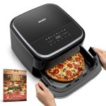 Airfryer Welltin 11-in-1 12" 2200W Dubbele Snelheid Touchscreen Grote Capaciteit