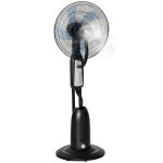 Ventilador de Pie Welltin 90W 3 Velocidades Nebulizador Oscilante Silencioso con Ruedas