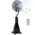 Ventilador de Pie Welltin Nebulizador 3 Velocidades 3 Modos Temporizador Depósito 3L con Mando